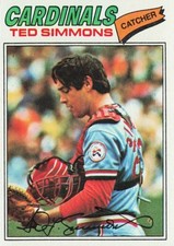 Ted Simmons 1977 TOPPS Baseball Card #470