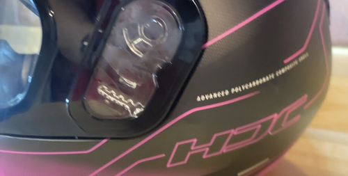 HJC CL-Y Taze Snow Pink & Black Youth's Large, Women's Small Racing Snow Helmet - Picture 7 of 11