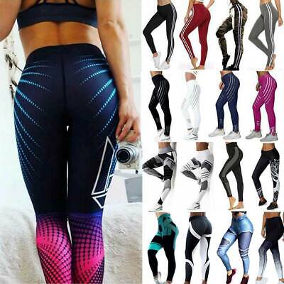 Women Stretch Fitness Yoga Leggings Gym Sports Workout Skinny Pants Trousers US Women Stretch Fitness Yoga Leggings Gym Sports Workout Skinny Pants Trousers US
