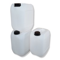 3 X 10 L Kanister BehäLter Plastikkanister Lebensmittelecht Bpa-Frei Natur DIN51