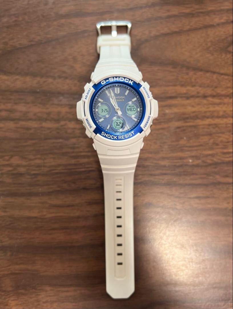 CASIO G-SHOCK AWG-M100SWB ホワイト Gショック カシオ CASIO】CASIO G-SHOCK AWG-M100SWB White with box and manual