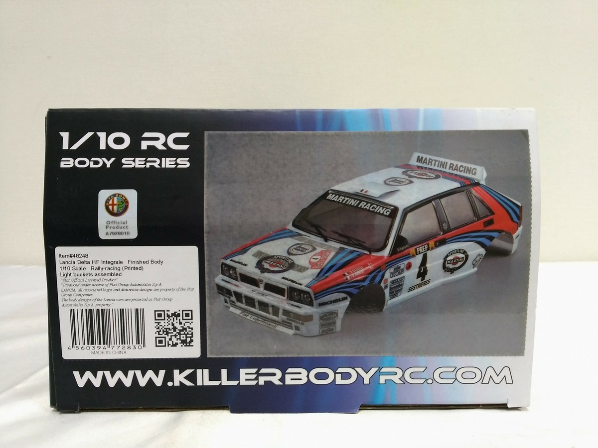 タミヤ Lancia Delta Integrale ラジコンボディ 1/10 TAMIYA 1/10 RC Lancia Delta HF Integrale Complete Body Spec