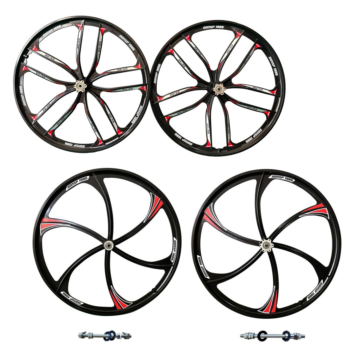 Motorized Bicycle 29 Inch Mag Wheels For Bicycle BBR Tuning 26