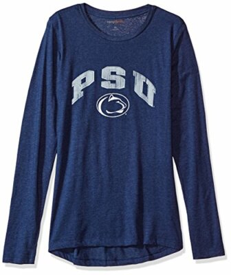 NCAA West Virginia Mountaineers Women's BFF Long Sleeve Crewneck Tee, X-Large...