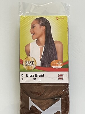 X-pression Ultra Braid Hair Extension --3(Colour 30) & 3(Color 350)  6 Pakete