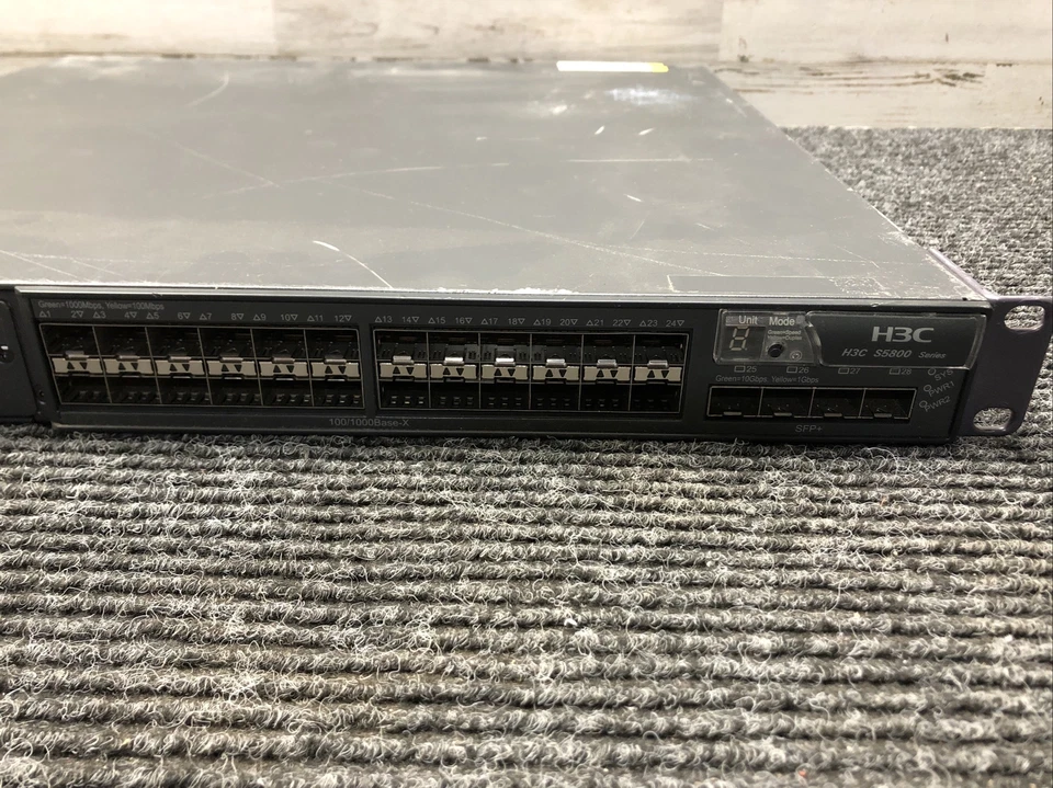 *FOR PARTS* H3C S5800 Series Switch S5800-32F, HP A5800-24G-SFP - 24 PORTS, - Image 2 of 4