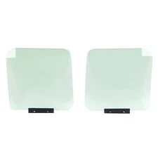 For Ford F-150/Bronco 1987-1997 Door Window Glass Front Left+Right Replacement