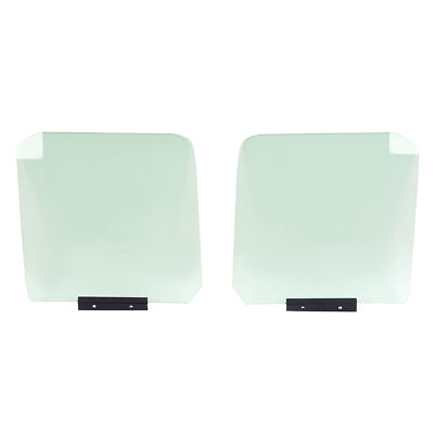 For Ford F-150/Bronco 1987-1997 Door Window Glass Front Left+Right Replacement