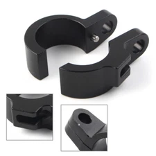 Front Brake Hose Clamp Line Holder For Honda CR80R CR85R CR125R CR250R Black USA