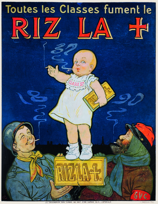 Plaque Métal Vintage Pub Rizla+ – 30 X 20 Cm – Étain – Déco Murale