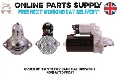 Starter Motor for BMW 118D 120D 318D 320D 325D 330D 2.0 3.0 2004 to 2014 -New 