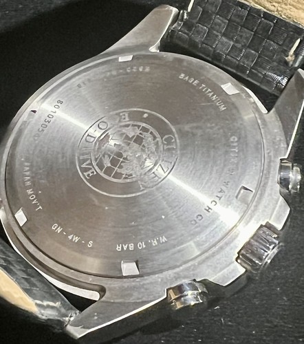 Citizen Brycen BL5551-14H Men's Super Titanium Analog Eco-Drive Watch - Picture 9 of 12