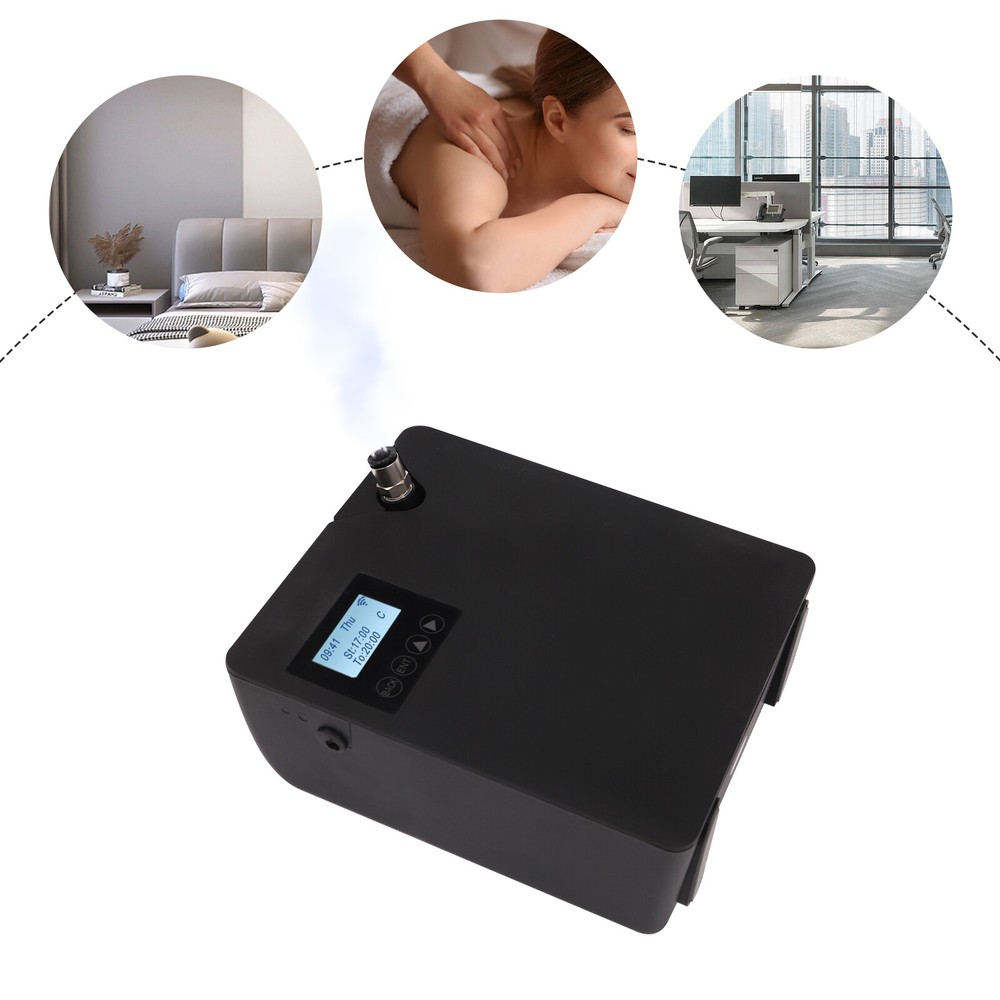 Smart WiFi Air Purifier with Waterless Essential Oil Diffuser & Remote Control  