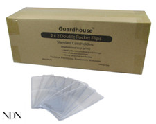 50x Guardhouse 2x2 Safe Plastic Coin Flips - Non-PVC long storage safe 