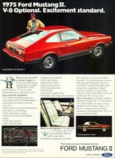 Lot Of 2 1975 Ford Mustang Ads Lot Of 2 1975 Ford Mustang Ads