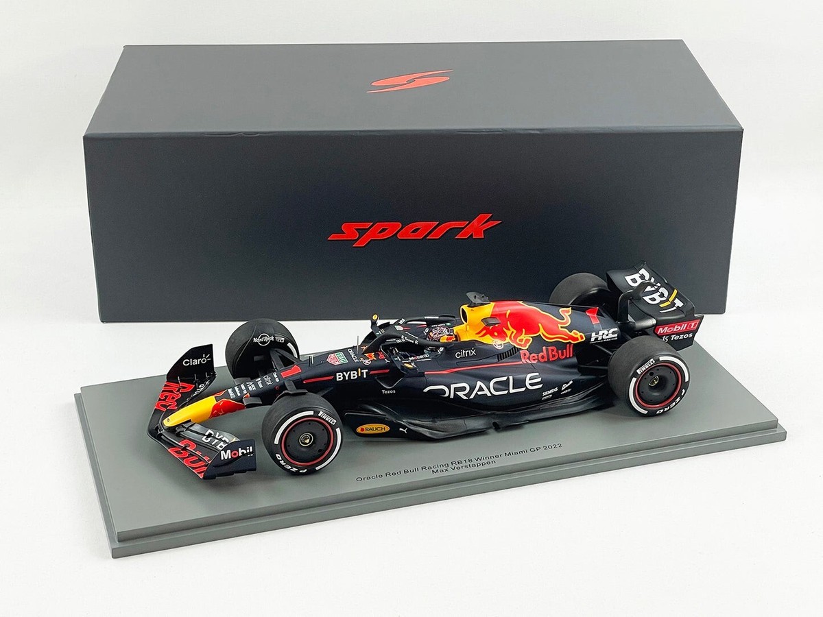 2022 Miami GP Winner Max Verstappen F1 Red Bull Racing #1 in 1:18 