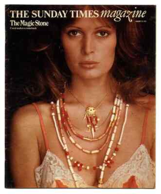 Sunday Times Magazine 31 August 1975 Operation Mitre John Nash Coral Jewelry