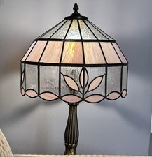 Vintage Stained Glass Lamp