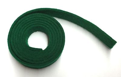 Green Spring Rail Felt Strip for Piano Repair, 52'' Long,13/16'' Wide, .110'' Thick
