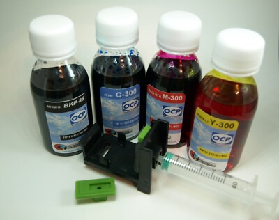 KIT tinta para recargar CARTUCHOS HP 303 y 303 XL Negro y Tricolor | eBay