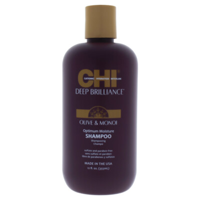 CHI I0084230 Deep Brilliance Optimum Moisture Shampoo, 12 FL Oz