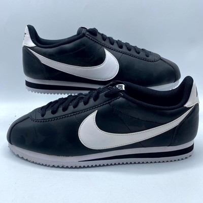 Nike Classic Cortez Leather Sneaker Black 807471-010 Womens Size 12 New |  eBay