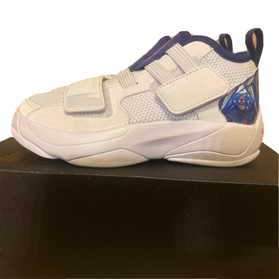 Jordan Nike Air Zion, Atlético Retro 11c Niños Zapatos Patadas Sin Encaje Fácil Foto 2 de 4