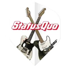 WINMAU ROCK LEGENDS STATUS QUO GUITARS  STANDARD SHAPE FLIGHT