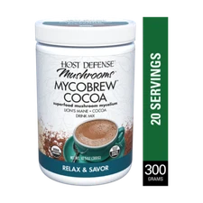 Host Defense MycoBrew® Cocoa Drink Mix Organic 10.5 oz. Powder Fungi READ!!!