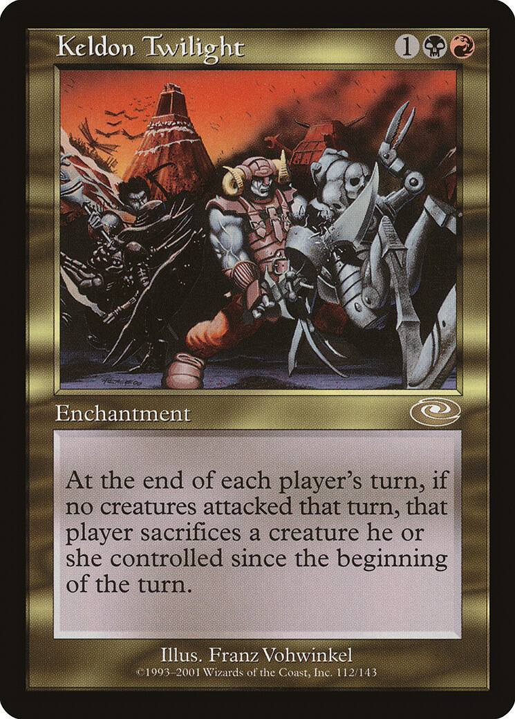1 x Keldon Twilight - Planeshift - LP - Magic The Gathering - MTG