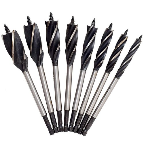 Auger Bit Holz Bohrer Lang 1/4'' Sechskantschaft Shanks Holzbohrer Set 10mm-35mm - Bild 4 von 28