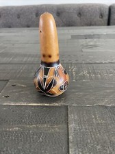 HAND MADE WOODEN MORROCCO MUSIC INSTRUMENT MARACA SHAKER VINTAGE DC7
