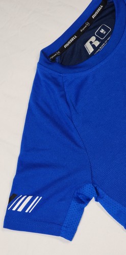 Boys Russell Dri-power 360 Short Sleeve Ultra blue Performance Size M(8) - Picture 5 of 10