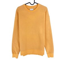Jack  Jones Men Orange Crew Neck Sweater Jumper Size S