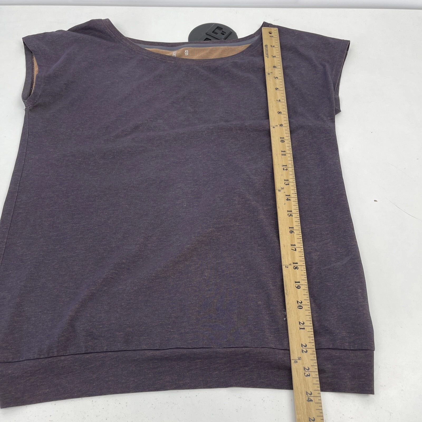 arcteryx cap sleeve cotton polyester activewear shirt