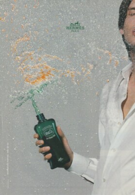 Werbepapier - Advertising Paper - Eau d'Orange Verte d'Hermès N°1