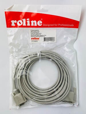 Roline AT-Modem Cable, DB9 to DB25, 6m