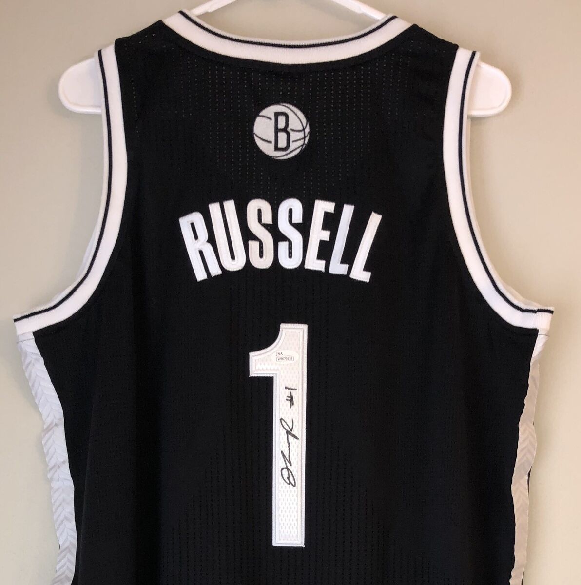 D'Angelo Russell Autograph Brooklyn Nets Signed Rev-30 NBA Authentic Jersey  JSA