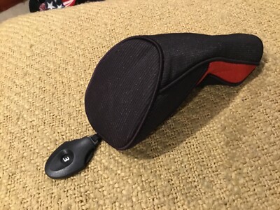 Generic Black Red Hybrid Headcover