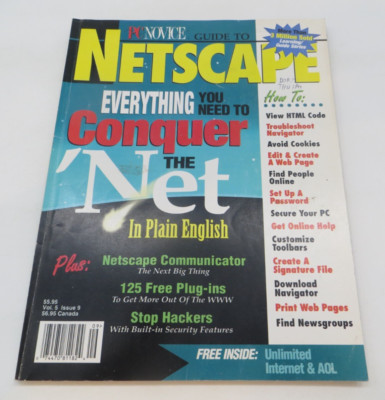 PC NOVICE GUIDE TO - NETSCAPE Conquer the Net Vol. 5 Issue 9 1997