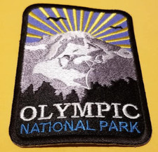 Olympic National park in Washington State Embroidered Patch approx 2.75x3.75"