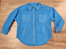 *NWT* Love Tree Oversized Fleece Button Down Shacket Women's Medium