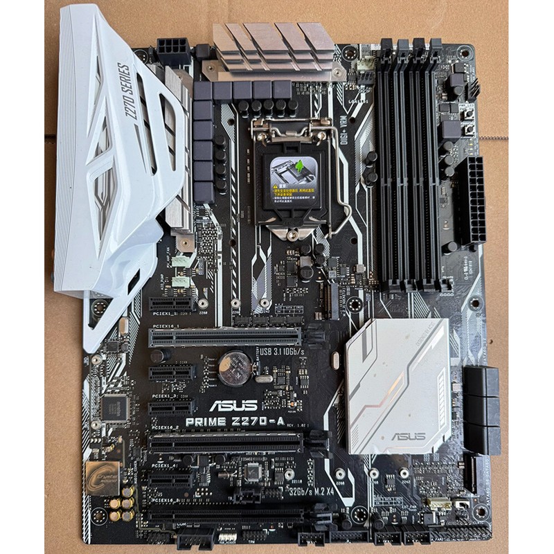 For ASUS PRIME Z270-A Motherboard LGA 1151 DDR4 DVI+DP+ ATX Mainboard