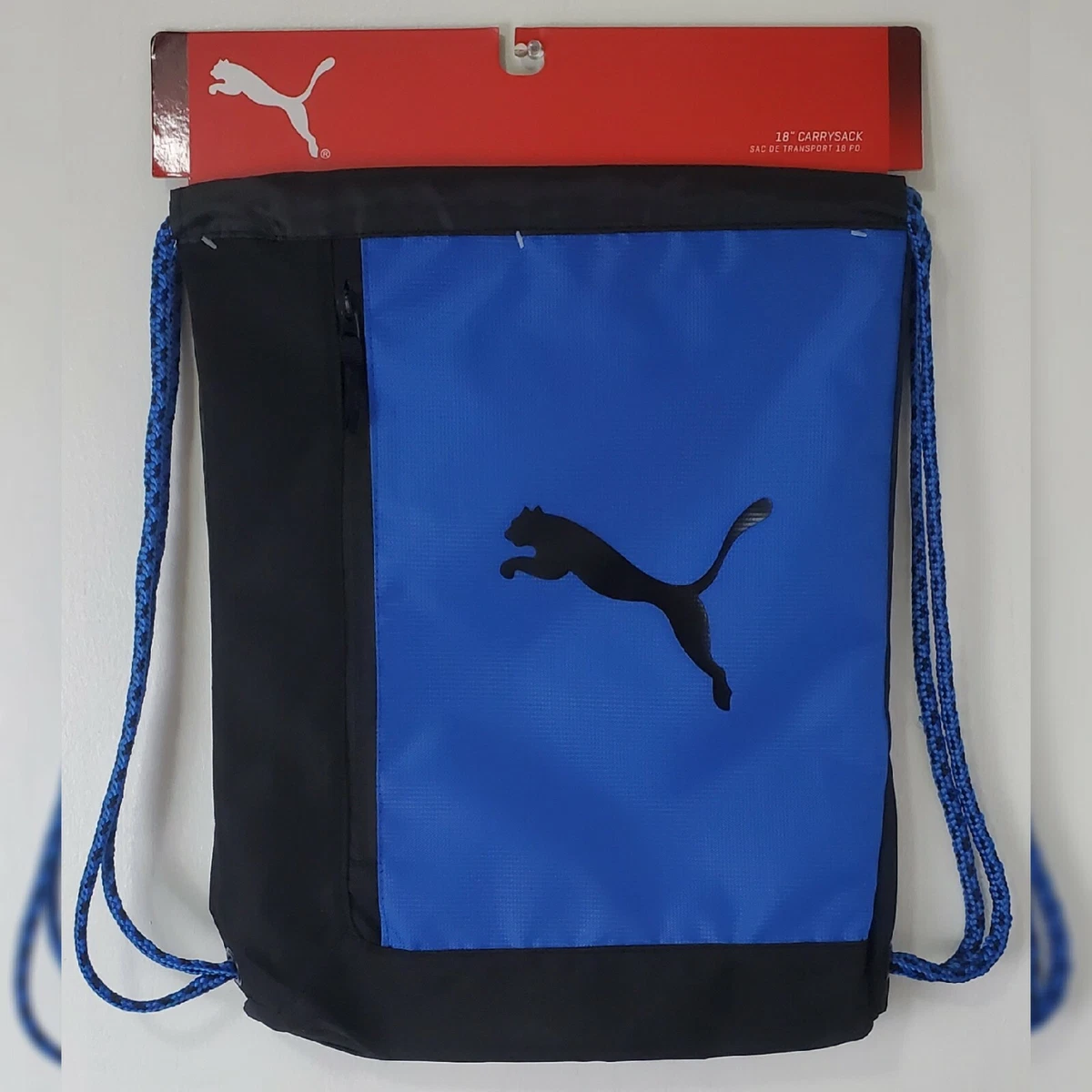 PUMA EVERCAT RUNWAY CARRYSACK BACKPACK MEN ADJUSTABLE STRAPS BLUE
