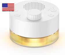 White Noise Sound Machine: 24 Sleep-Soothing Sounds and Portable Timer Settings 