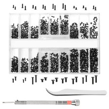 630 Pcs Tiny Micro Repair Screw Kit Eyeglass Sunglass Repair Kit with Screwdr...