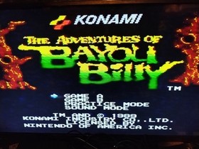 Bayou Billy Nintendo NES Game Cartridge Tested 