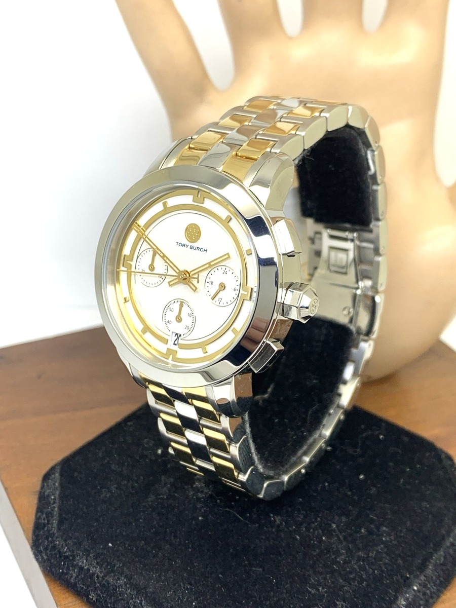 Tory Burch Women's Watch TBW1052 Quartz Chronograph Cream Dial Two