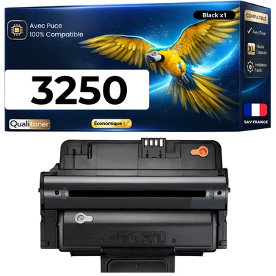 Toner 3250 106R01374 compatible pour Xerox Noir 5000 pages - Photo 1/4