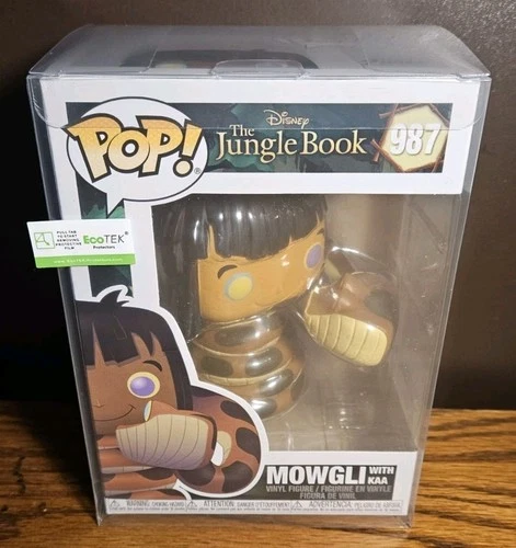 Funko Pop Disney The Jungle Book Mowgli with Kaa #987 With Protector